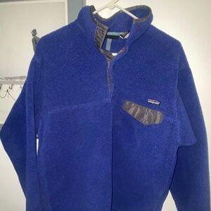 Patagonia Synchilla Pullover Lightweight Snap T Blue M fleece